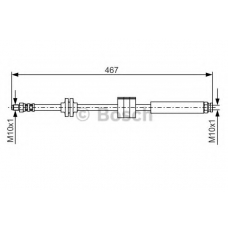 1 987 476 631 BOSCH Тормозной шланг