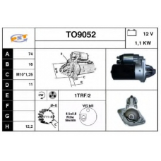 TO9052 SNRA Стартер
