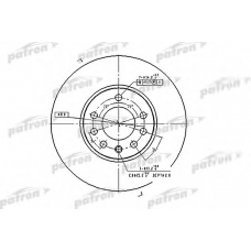 PBD4048 PATRON Тормозной диск