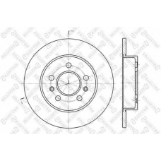 6020-3915-SX STELLOX Тормозной диск