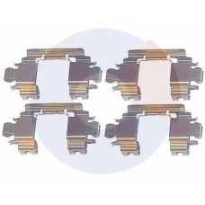 2246 CARRAB BRAKE PARTS Комплектующие, колодки дискового тормоза