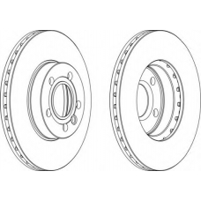 DDF846-1 FERODO Тормозной диск