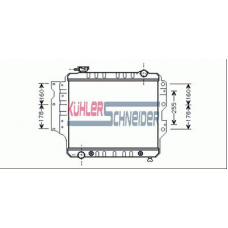 5300321 KUHLER SCHNEIDER Радиатор, охлаждение двигател