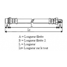 HBS4645 QUINTON HAZELL Тормозной шланг