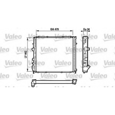 731910 VALEO Радиатор, охлаждение двигателя