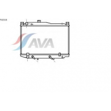 TO2110 AVA Радиатор, охлаждение двигателя