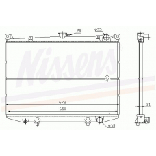 62929 NISSENS Радиатор, охлаждение двигателя