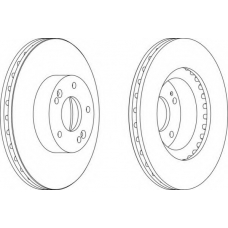 DDF1630 FERODO Тормозной диск
