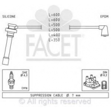 4.7137 FACET Ккомплект проводов зажигания