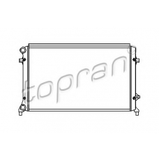 112 327 TOPRAN Радиатор, охлаждение двигателя