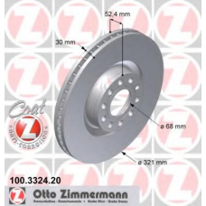 100.3324.20 ZIMMERMANN Тормозной диск