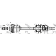 210025 GSP Приводной вал