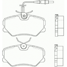 MDK0103 MINTEX Комплект тормозов, дисковый тормозной механизм