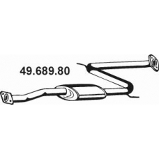 49.689.80 EBERSPACHER Средний глушитель выхлопных газов