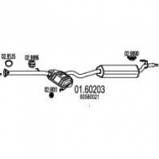 01.60203 MTS Глушитель выхлопных газов конечный