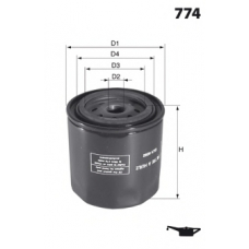 ELH4712 MECAFILTER Масляный фильтр
