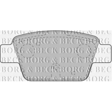 BBP1718 BORG & BECK Комплект тормозных колодок, дисковый тормоз