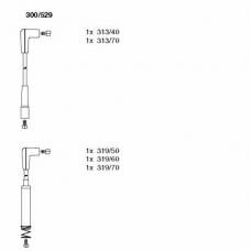 300/529 BREMI Комплект проводов зажигания