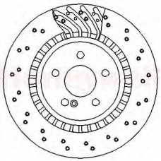 562339B BENDIX Тормозной диск