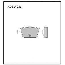 ADB01039 Allied Nippon Тормозные колодки