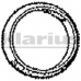 410191 KLARIUS Уплотнительное кольцо, труба выхлопного газа