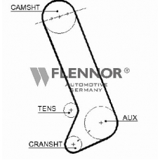1014 FLENNOR Ремень ГРМ