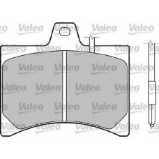 540487 VALEO Комплект тормозных колодок, дисковый тормоз
