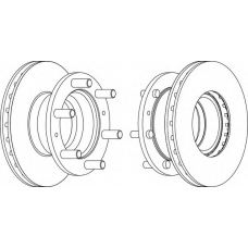 FCR157A FERODO Тормозной диск