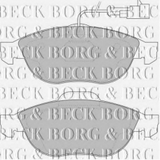 BBP1635 BORG & BECK Комплект тормозных колодок, дисковый тормоз