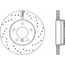 BDRS1758.25 OPEN PARTS Тормозной диск