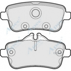 PAD1894 APEC Комплект тормозных колодок, дисковый тормоз
