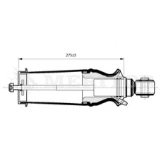 MLF5109 MERITOR Кожух пневматической рессоры