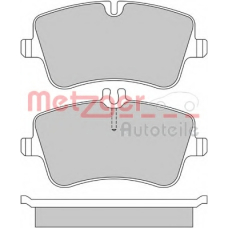 1170024 METZGER Комплект тормозных колодок, дисковый тормоз