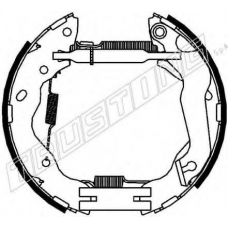6421 TRUSTING Комплект тормозных колодок