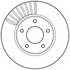 562675JC JURID Тормозной диск