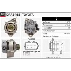 DRA3498 DELCO REMY Генератор