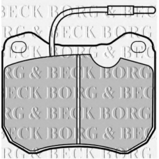 BBP1064 BORG & BECK Комплект тормозных колодок, дисковый тормоз