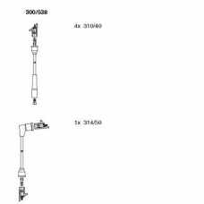 300/538 BREMI Комплект проводов зажигания
