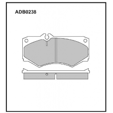 ADB0238 Allied Nippon Тормозные колодки