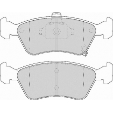 FD6840A NECTO Комплект тормозных колодок, дисковый тормоз