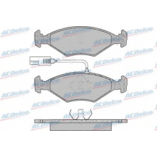 AC05D017D AC Delco Комплект тормозных колодок, дисковый тормоз