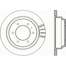 BDR1654.20 OPEN PARTS Тормозной диск