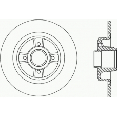 BDR2166.10 OPEN PARTS Тормозной диск