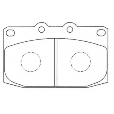 PN-5279 JNBK Колодки тормозные