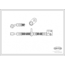 19032984 CORTECO Тормозной шланг