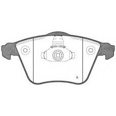 BPA0964.20 OPEN PARTS Комплект тормозных колодок, дисковый тормоз