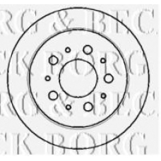 BBD4404 BORG & BECK Тормозной диск