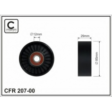 207-00 CAFFARO Паразитный / ведущий ролик, поликлиновой ремень