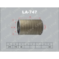 LA-747 LYNX Фильтр воздушный