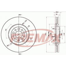 BD-4684 FREMAX Тормозной диск